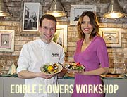 Spring into Style: Edible Flowers Workshop im Ingolstadt Village mit Starkoch Jan-Philipp Cleusters und Eva Padberg (©Foto. Marikka-Laila Maisel)